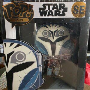 Title: Bo-Katan Kryze Enamel Pin – Funko Pop! Star Wars Collectible Accessory ✨